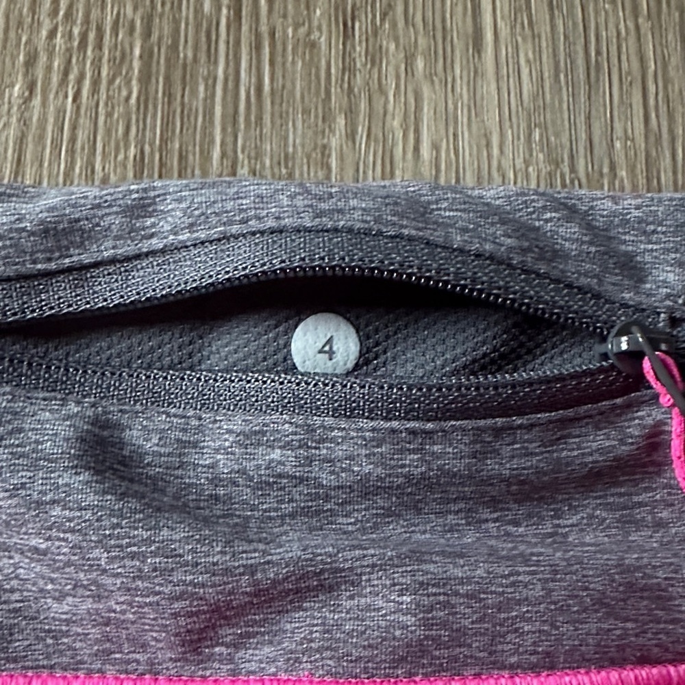 lululemon athletica Pink and Gray Women's Athletic Shorts - Picture 6 of 6